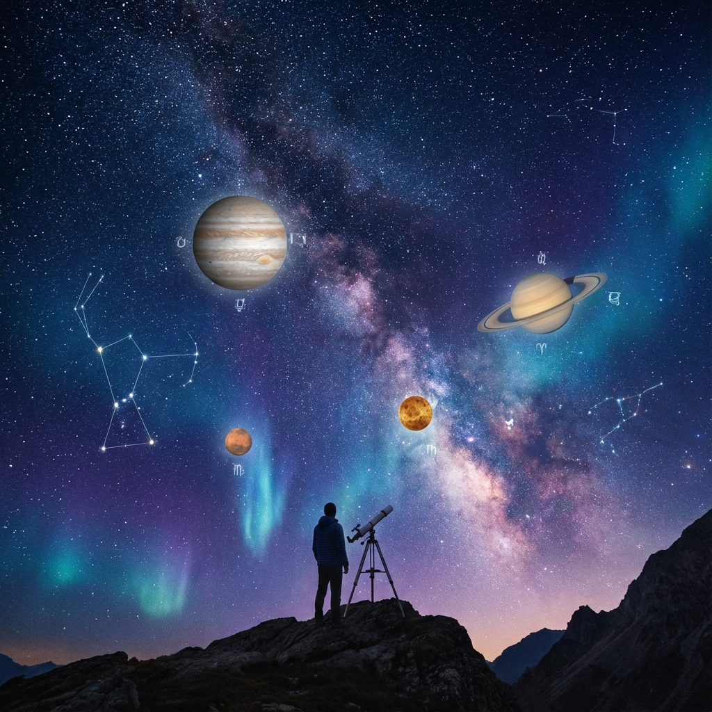 Today's Planetary Positions for Your Sky